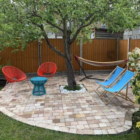 Amber Quartz 40mm Tumbled Block Paving 10.80m2