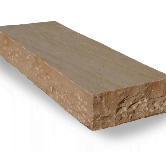 Autumn Brown Sandstone Block Steps