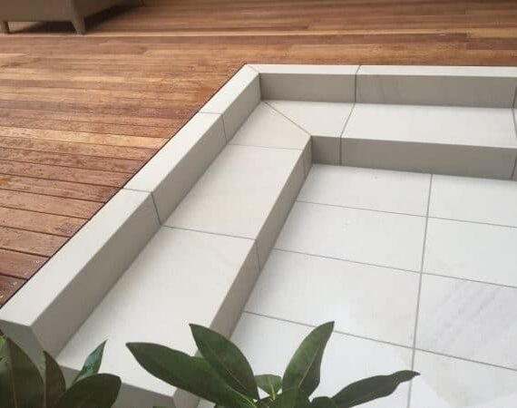 600×900 Single Size Ivory Smooth Sandstone Paving