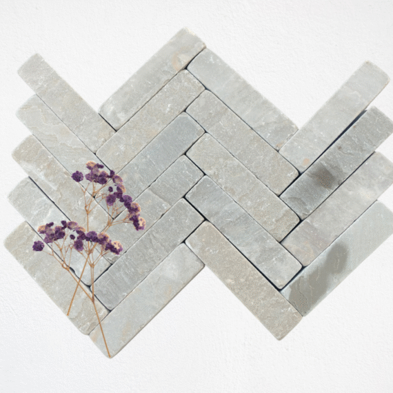 Raj Green Herringbone Paving