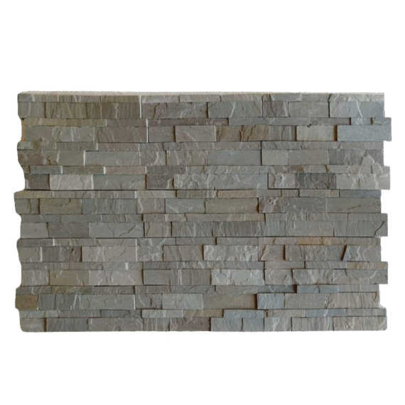 Raj Green Stone Wall Cladding Panel 600×150 mm